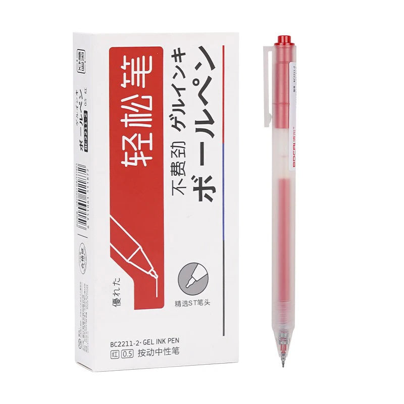 CowLost | product_id-6-pcs-0-5mm-st-synergy-tip-retractable-quick-dry-gel-pens-for-school-office |16