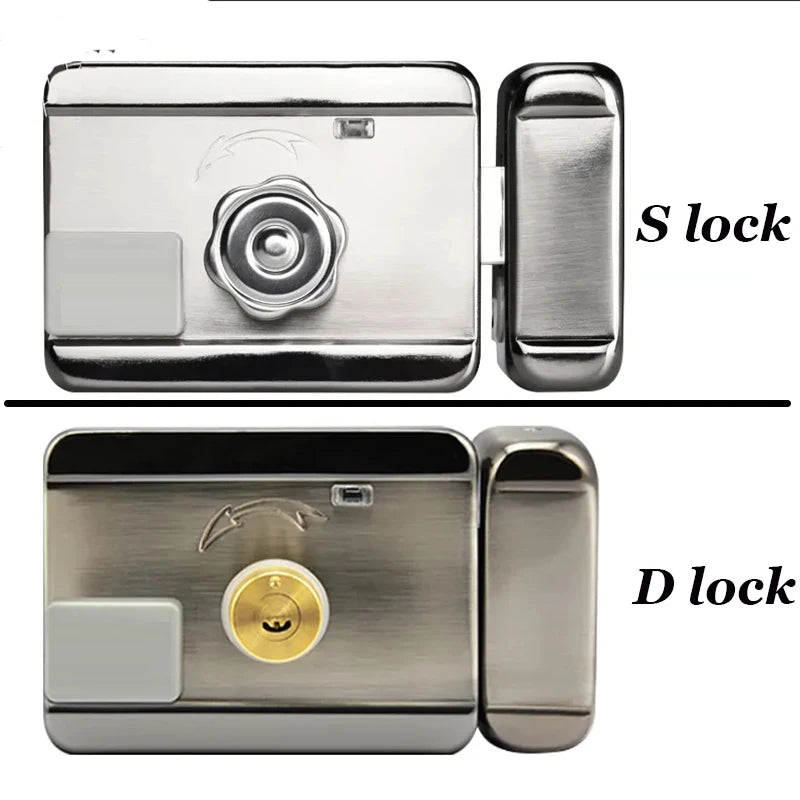 CowLost | locks-keys-product_id-12v-invisible-electric-gate-lock-with-remote-controller-and-battery-included-for-intercom-access-control-system |2