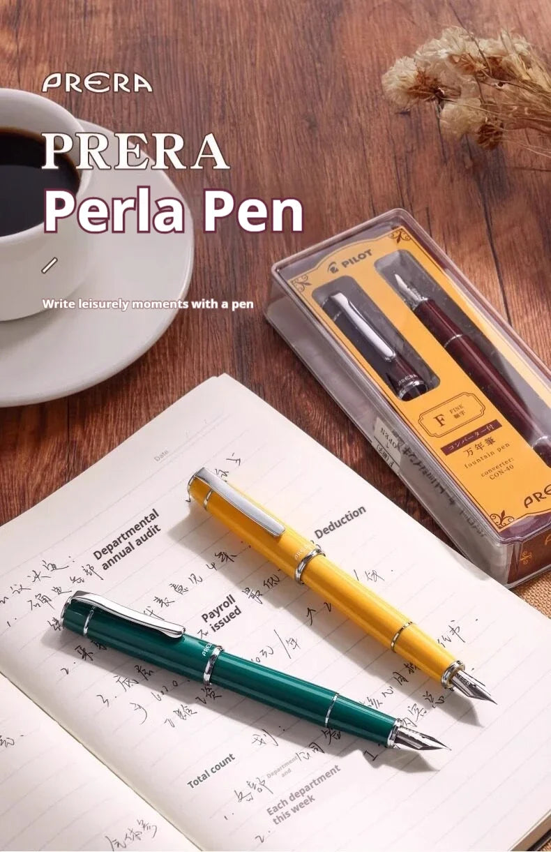 CowLost | product_id-japan-pilot-prera-limited-edition-fountain-pen-set-ergonomic-alloy-nib-0-5mm-includes-converter-ink-absorber |7