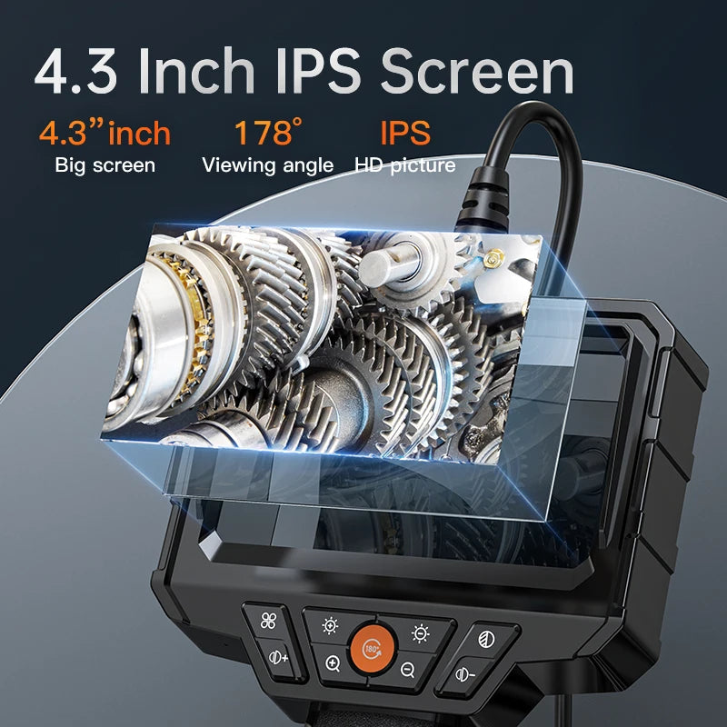 CowLost | 1080p-industrial-endoscope-single-dual-lens-automotive-borescope-4-3-inch-ip67-drain-pipe-channel-inspection-camera-for-pipe-car |2