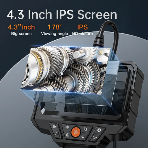 CowLost | 1080p-industrial-endoscope-single-dual-lens-automotive-borescope-4-3-inch-ip67-drain-pipe-channel-inspection-camera-for-pipe-car |2