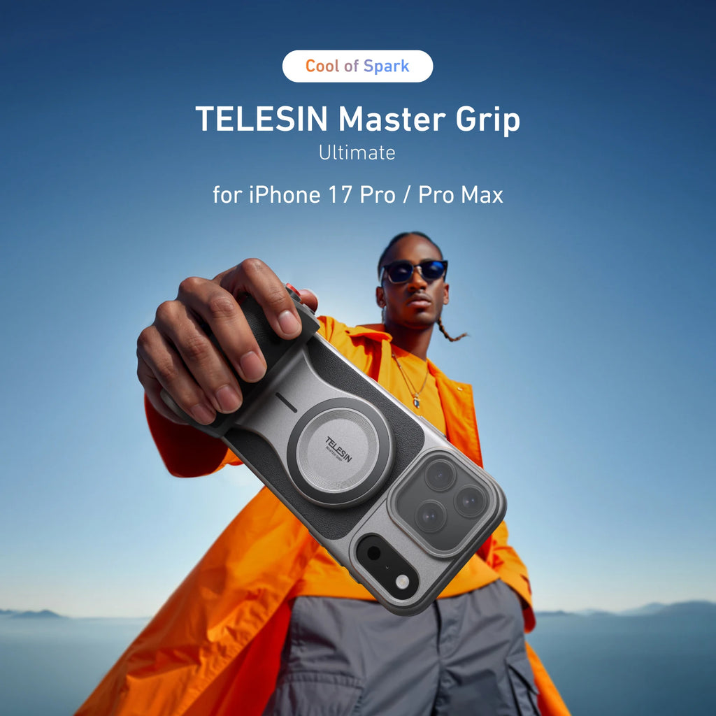 CowLost | telesin-master-grip-set-for-iphone17-pro-max-magnetic-phone-camera-hand-grip |1
