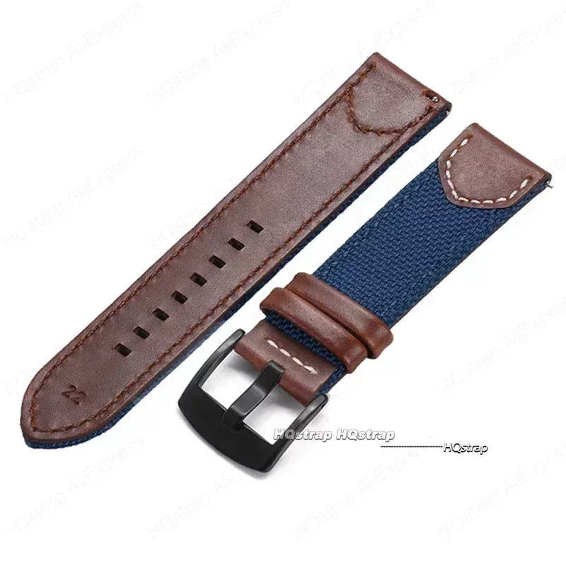 CowLost | product_id-hqstrap-quick-release-waterproof-nylon-leather-watch-strap-20mm-22mm-for-huawei-unisex-sport-wristband |15