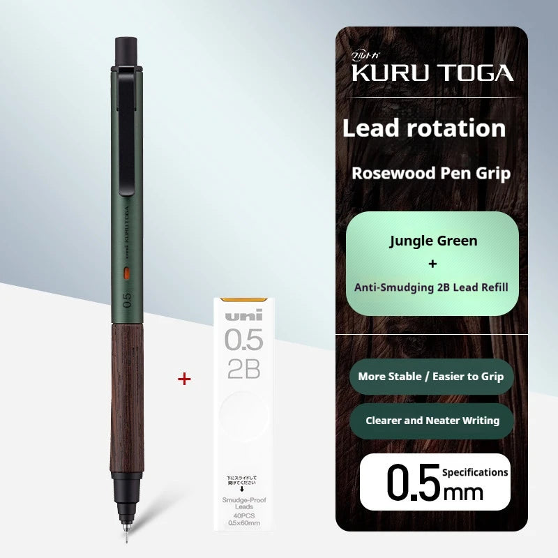 CowLost | product_id-uni-m5-kh-sunrise-orange-limited-kurutoga-0-5mm-auto-rotating-metal-mechanical-pencil-break-resistant |22