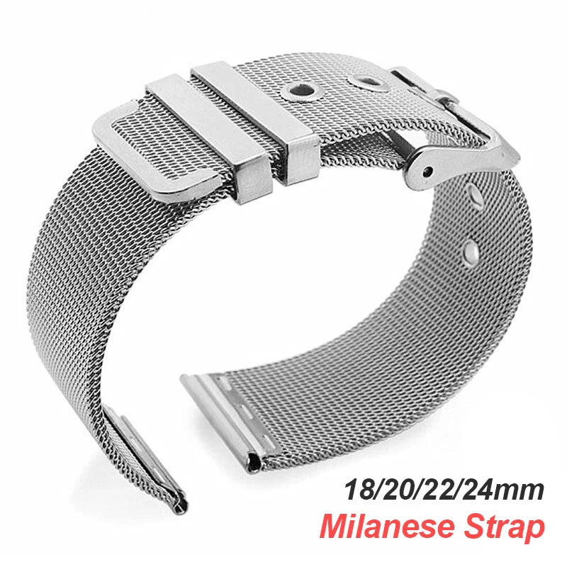 CowLost | product_id-18-24mm-stainless-steel-milanese-mesh-watchband-with-pin-buckle-for-omega-seamaster-seiko |1