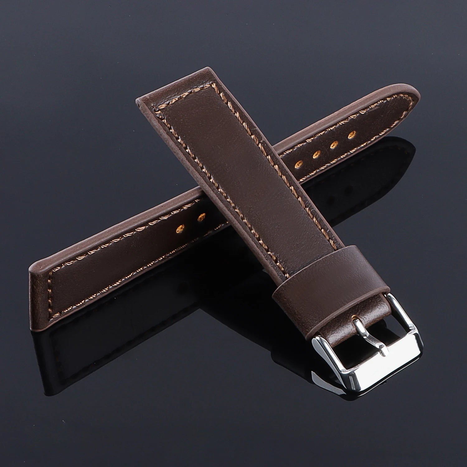 CowLost | product_id-genuine-leather-universal-watch-strap-for-rolex-square-buckle-18-20-22-24mm-unisex |28