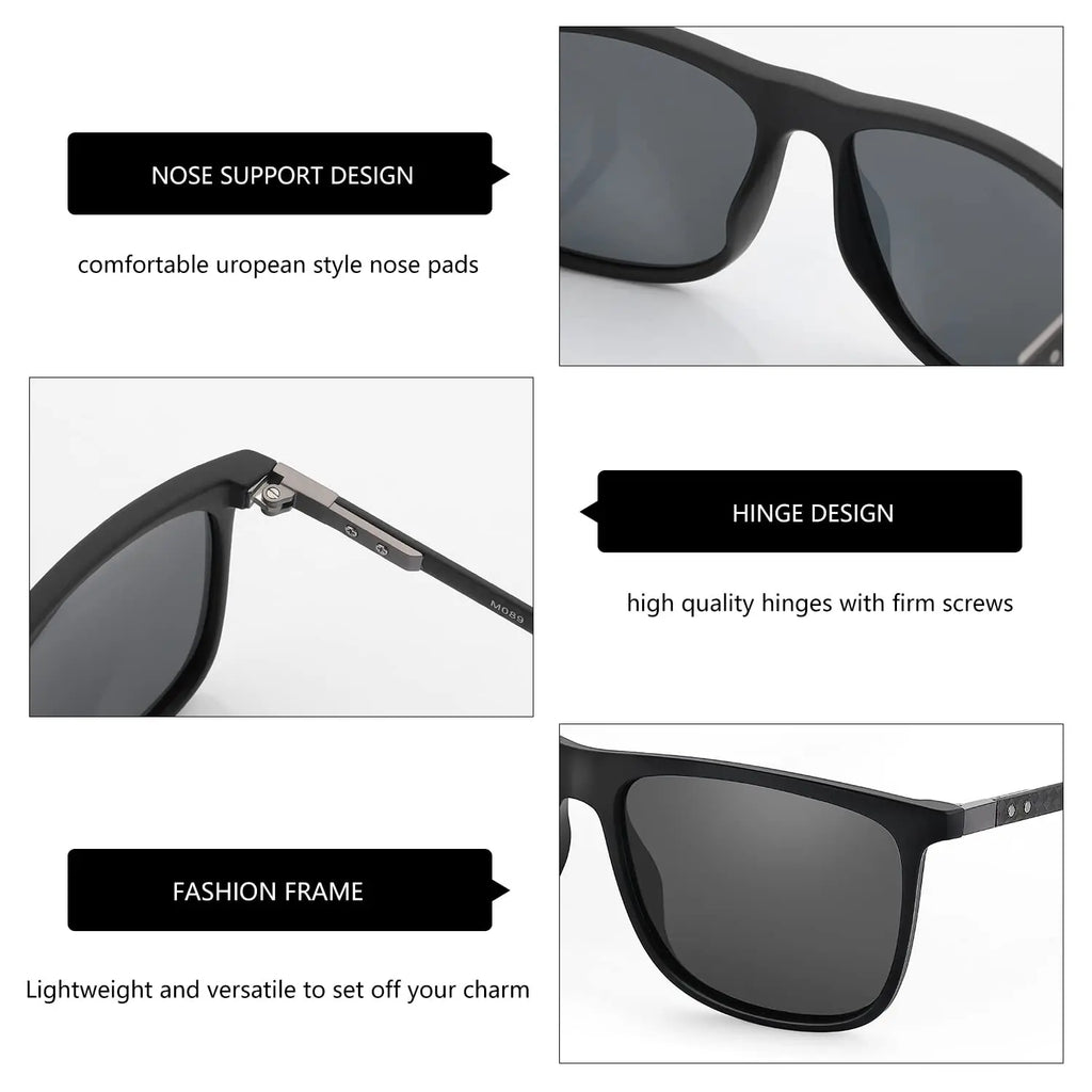 CowLost | zenottic-square-polarized-sunglasses-for-men-ultralight-carbon-fiber-1 |4