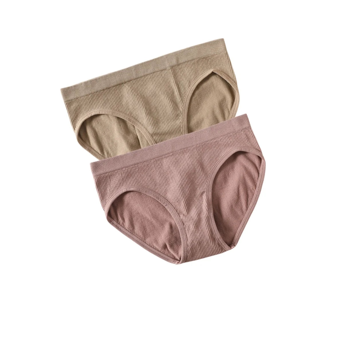 CowLost | product_id-2-pack-low-rise-seamless-womens-bikini-briefs-full-coverage-underwear |19