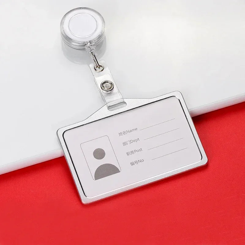 1 Pcs Aluminum Alloy Card Cover Case Bank Business Work Card Holder