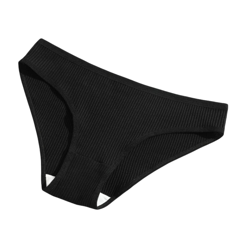 CowLost | product_id-3pcs-women-low-waist-seamless-cotton-breathable-briefs-panties-solid |12