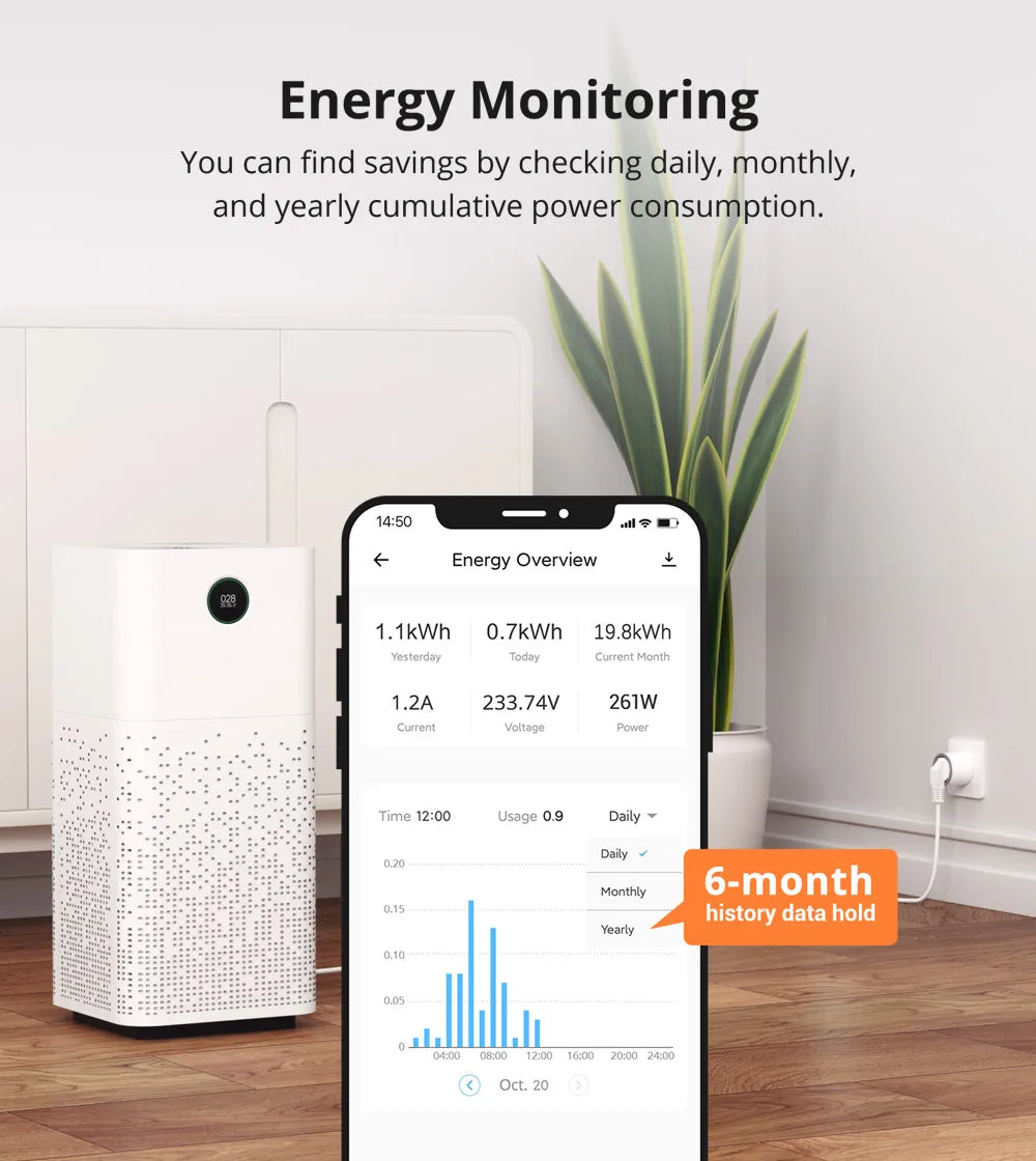 CowLost | sonoff-s60-wifi-smart-plug-with-energy-monitor-smart-home-module-timer-wireless-smart-socket-via-ewelink-app-alexa-google-home |12