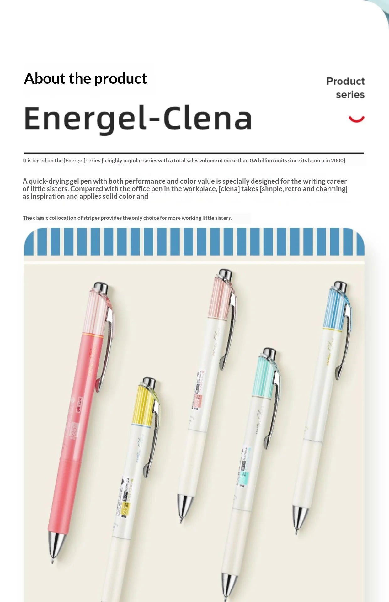 CowLost | product_id-pentel-energel-bln75-stripe-edition-gel-pens-0-3-0-4-0-5mm-stainless-nib-smooth-writing |8