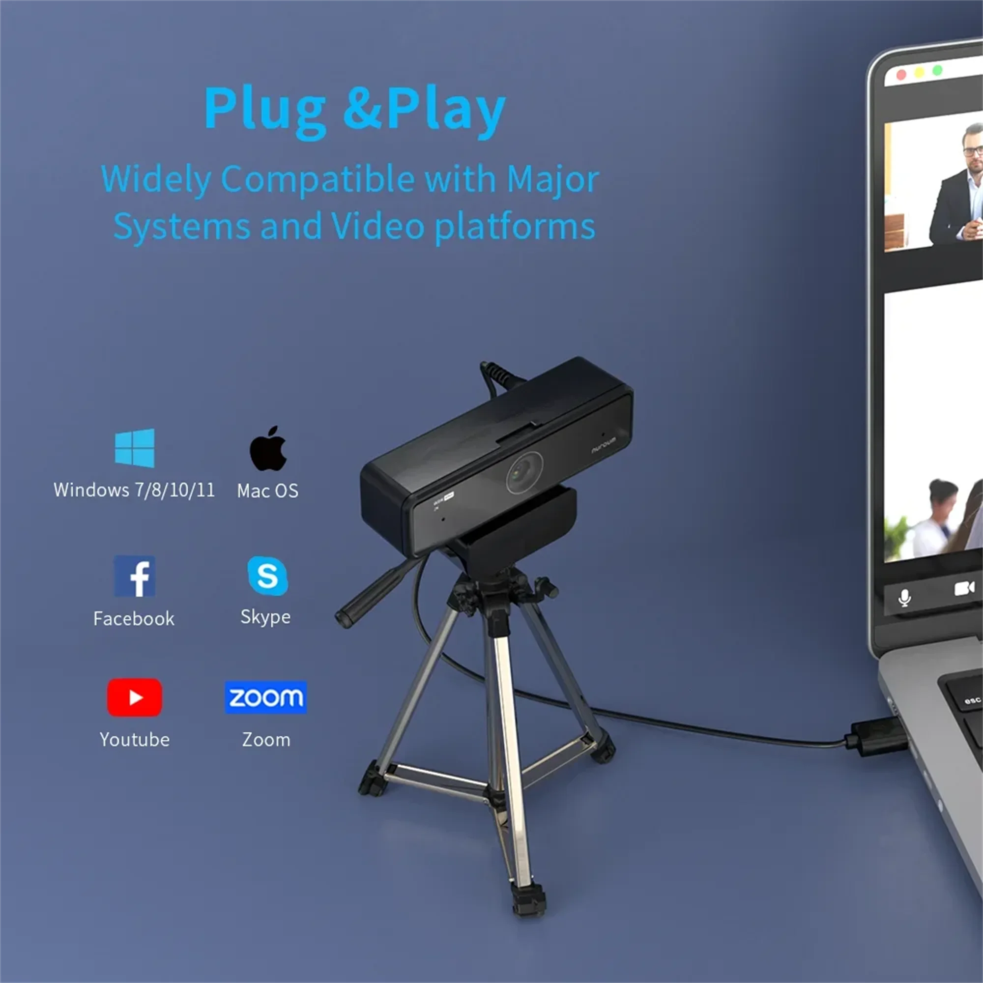 CowLost | nuroum-v11-high-quality-1080p-60fps-full-hd-plug-and-play-computer-usb-web-camera |6