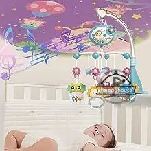 CowLost | musical-baby-crib-mobile-with-lights-music-projection-for-infants-remote-control-crib-toys-for-newborn-baby-mobile-for-crib-toys |20