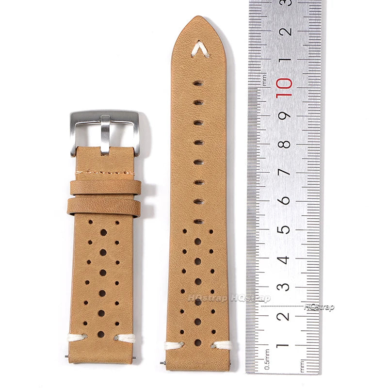 CowLost | product_id-breathable-retro-genuine-oil-wax-cowhide-leather-watchband-20-22mm-business-strap |10