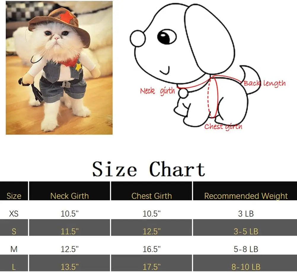 CowLost | activewear-pants-funny-pet-dog-and-cat-cowboy-costume |5