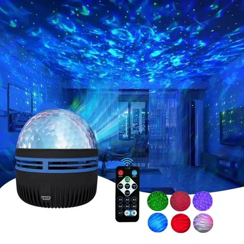 CowLost | usb-galaxy-projector-aurora-5v-night-light-360-rotating-gb-colorful-night-lights-with-remote-control-for-home-theater-room-deco |18