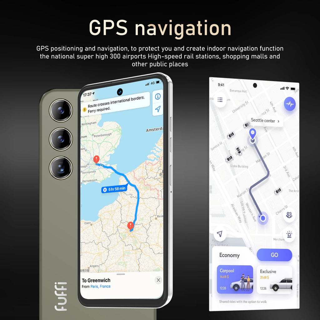 CowLost | fuffi-s24-pro-smartphone-android-4300mah-12gb-ram-512g-rom-6-56-inch-phone-720x1612hd-24mp-48mp-4g-network-mobile-phone |12