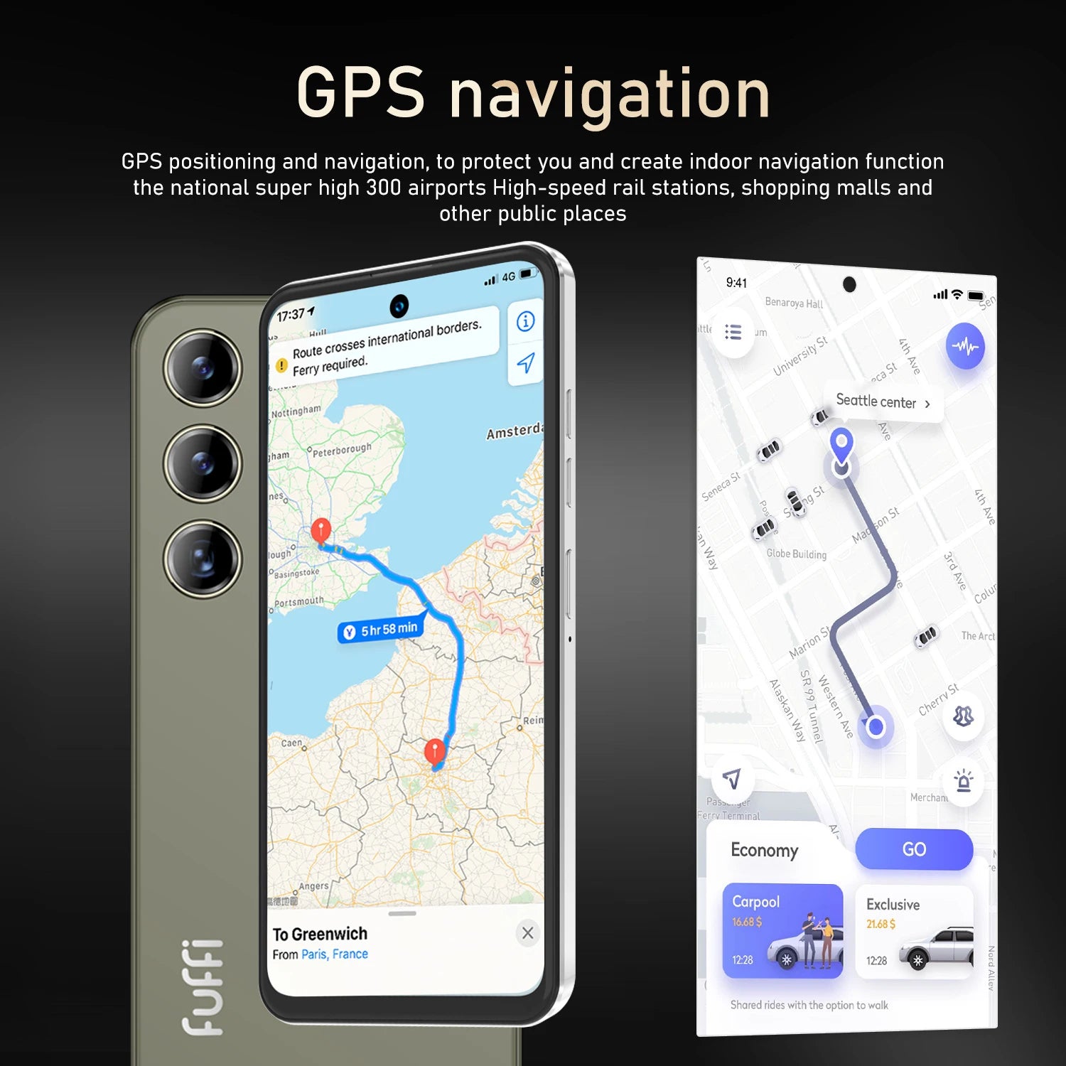 CowLost | fuffi-s24-pro-smartphone-android-4300mah-12gb-ram-512g-rom-6-56-inch-phone-720x1612hd-24mp-48mp-4g-network-mobile-phone |12