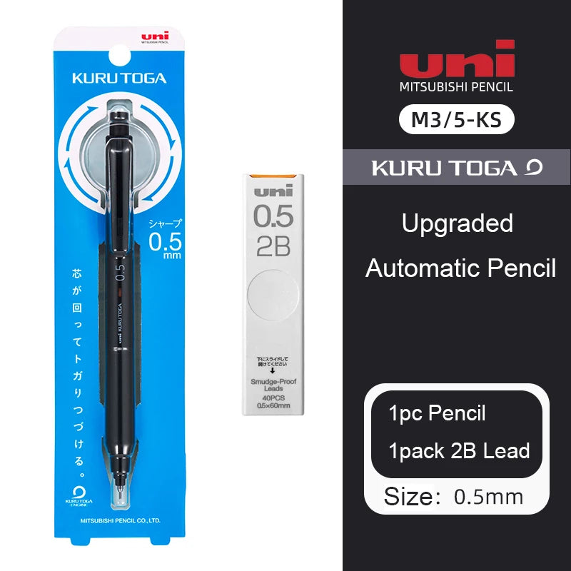 CowLost | product_id-uni-m3-5-ks-kuru-toga-0-5mm-mechanical-pencil-black-technology-for-students-and-kids |14