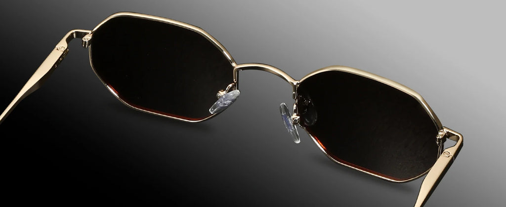 CowLost | zenottic-retro-small-polygon-polarized-sunglasses-women-metal-uv400 |18