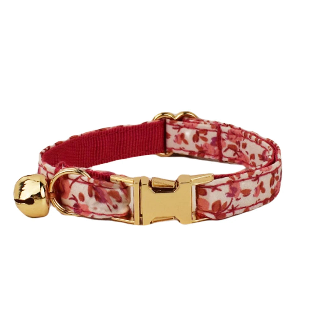 CowLost | cat-furniture-adjustable-cat-collar-with-bowknot-and-safety-release |17