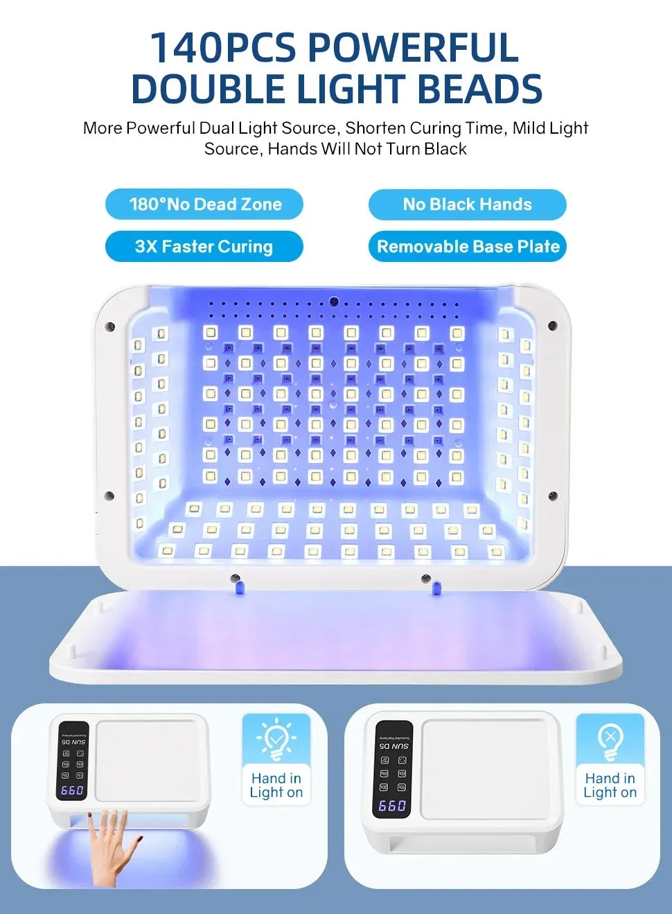 CowLost | uncategorized-480w-uv-led-nail-lamp-with-140-leds-for-manicure-drying |12