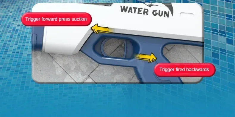 Automatic Electric Water Absorption High-Pressure Water Gun Toy for Kids