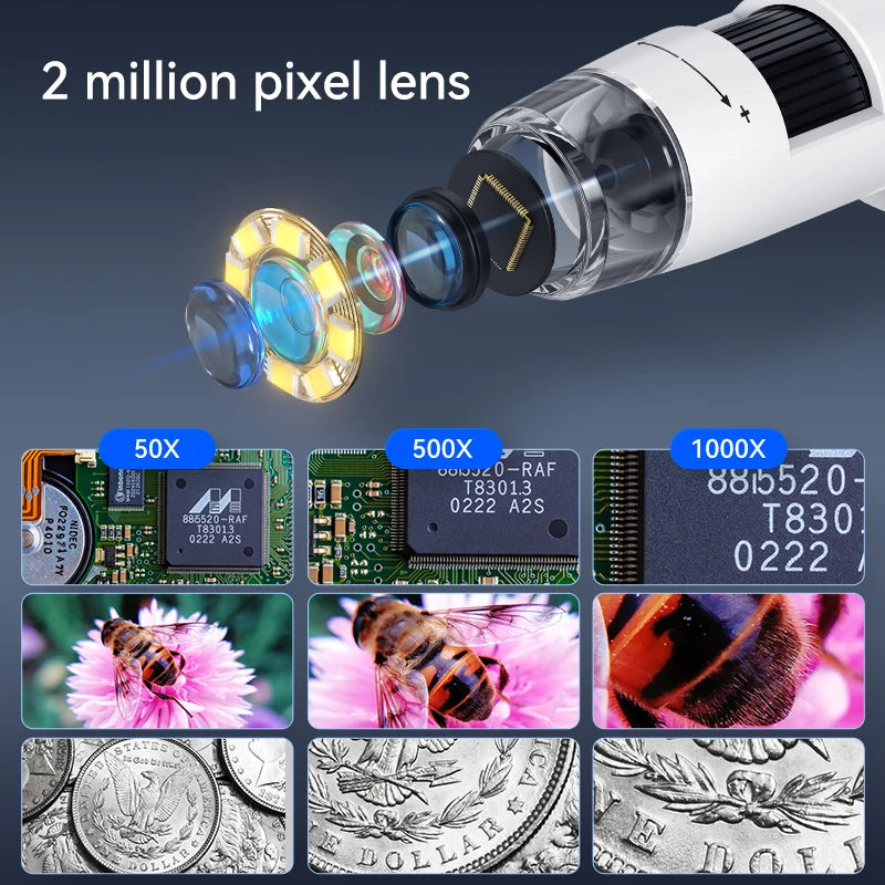 CowLost | product_id-1080p-4-3-lcd-digital-microscope-1000x-magnification-with-adjustable-carrier-table-for-pcb-repair-and-welding |2