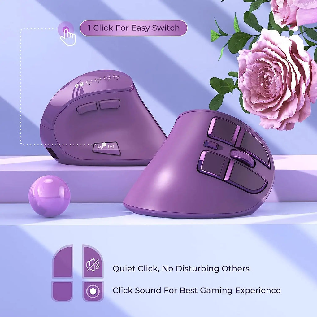 CowLost | product_id-seenda-ergonomic-rechargeable-bluetooth-5-0-2-4g-wireless-vertical-mouse-for-mac-windows-purple |4