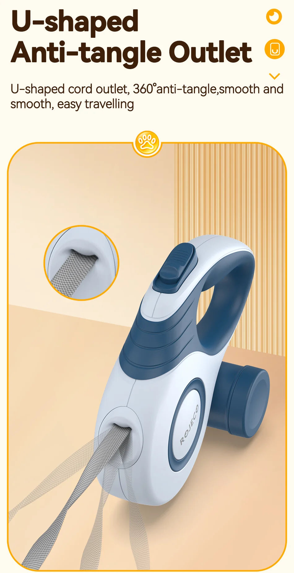 CowLost | cat-furniture-rojeco-5m-automatic-retractable-dog-and-cat-leash-for-small-pets |12