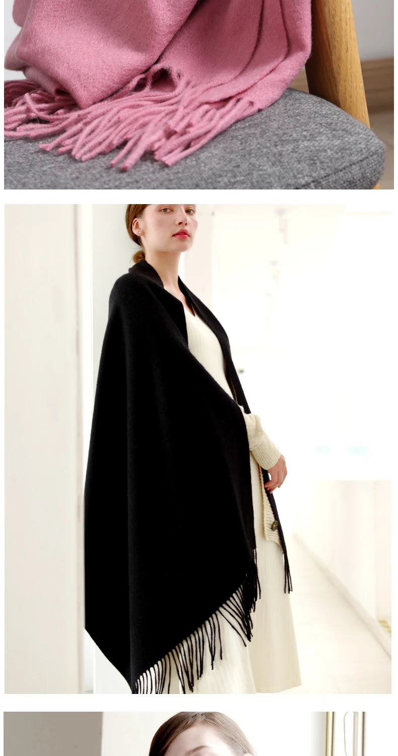 CowLost | wool-scarf-women-thick-cashmere-winter-scars |21
