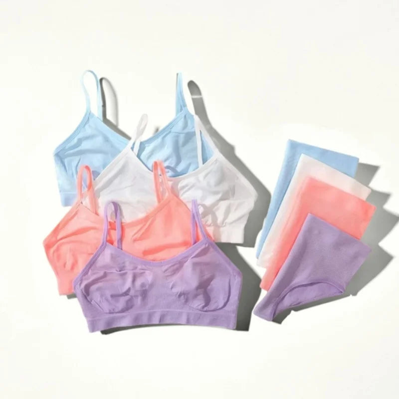 CowLost | product_id-women-seamless-wireless-bra-high-waist-panties-soft-lingerie-set |1