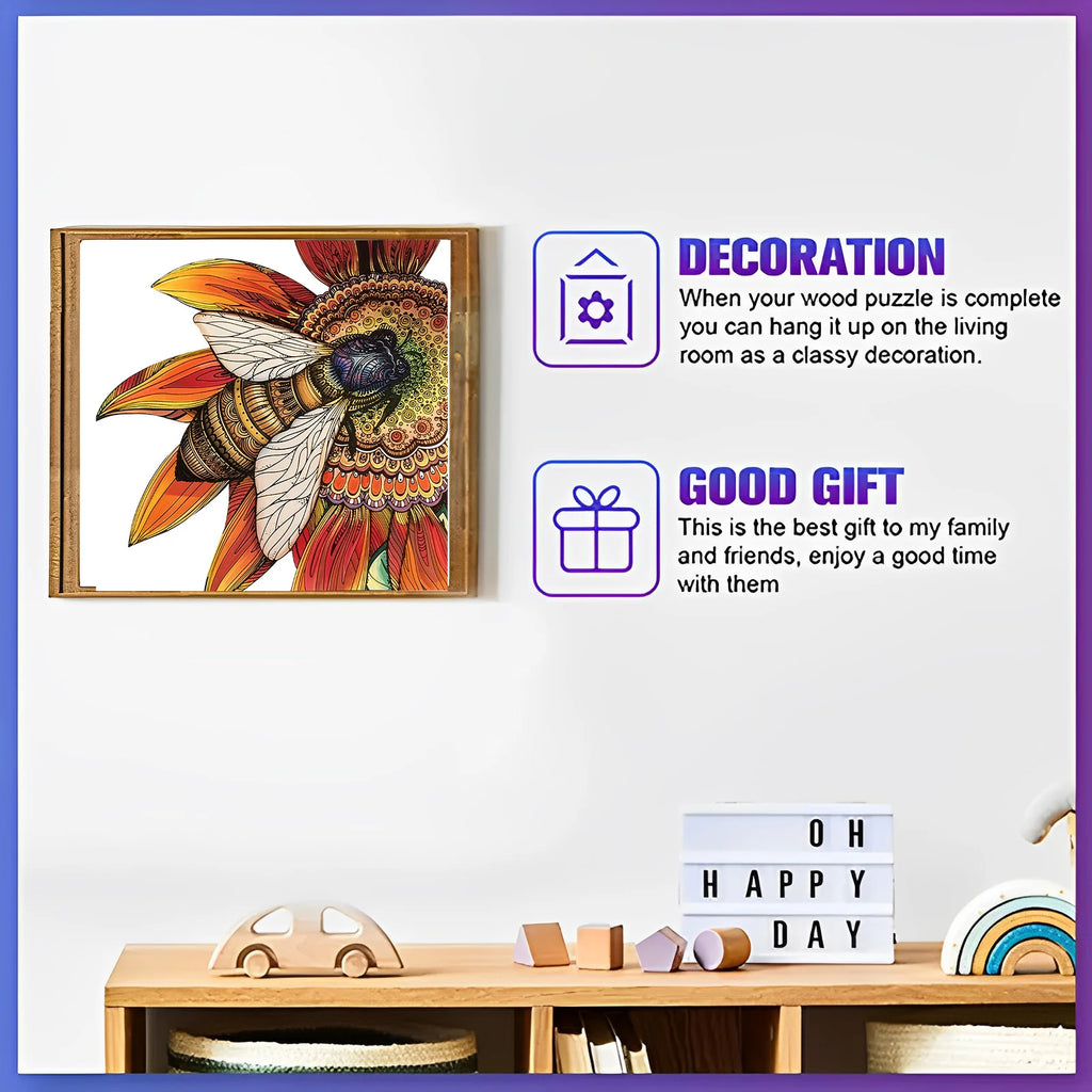 CowLost | product_id-wooden-bee-jigsaw-puzzle-home-decor-gift-for-halloween-christmas |4