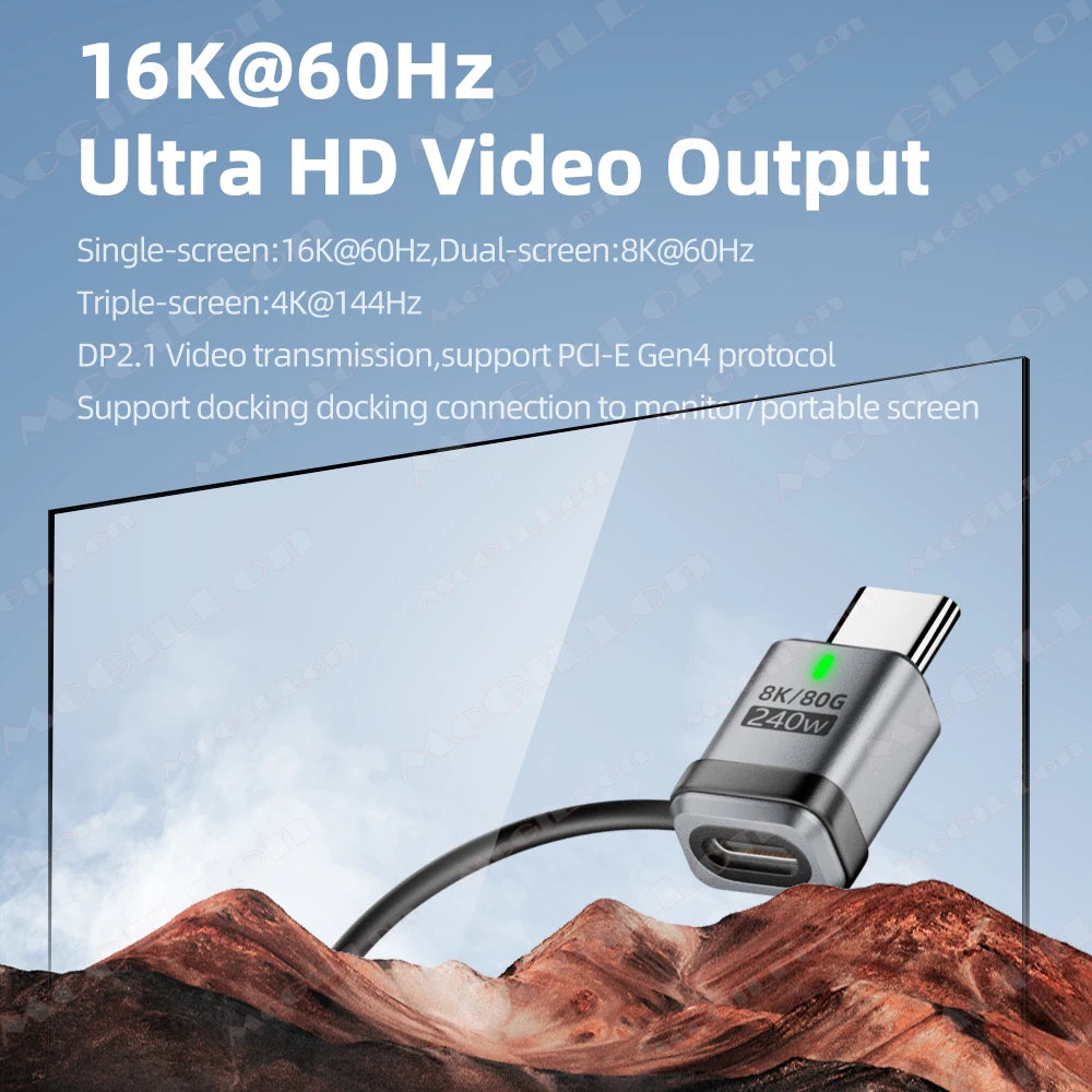 CowLost | product_id-usb4-2-0-pd-240w-5a-usb-c-to-usb-c-straight-angle-charger-adapter-120gbps-16k-60hz |4