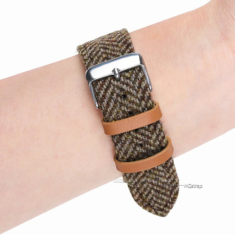 CowLost | bracelets-product_id-retro-nylon-leather-quick-release-wrist-strap-for-seiko-rolex-watchbands-unisex |4