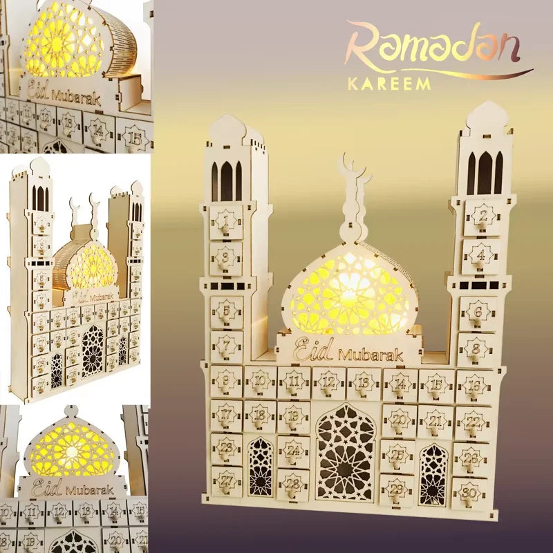 CowLost | ramadan-kareem-countdown-calendrier-wooden-eid-mubarak-ornament |8