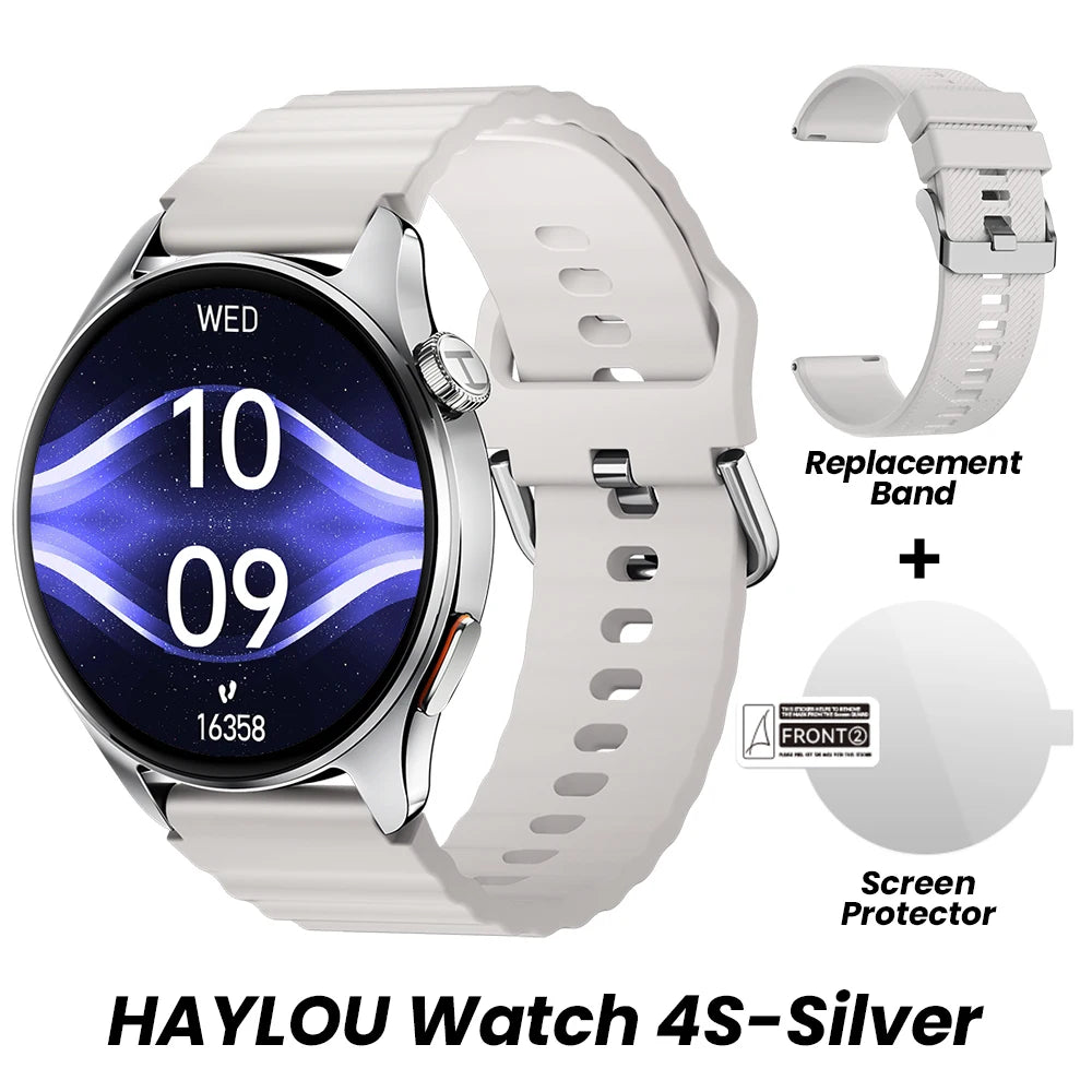 CowLost | haylou-watch-4s-gps-smartwatch-1-43-hd-amoled-display |30