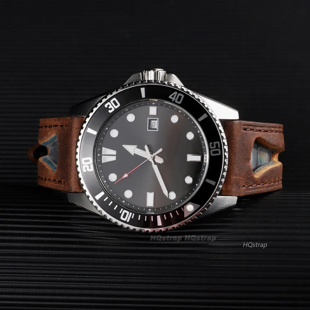 CowLost | product_id-hqstrap-oil-wax-cowhide-leather-watchband-20-24mm-universal-retro-waterproof-sport-strap |6