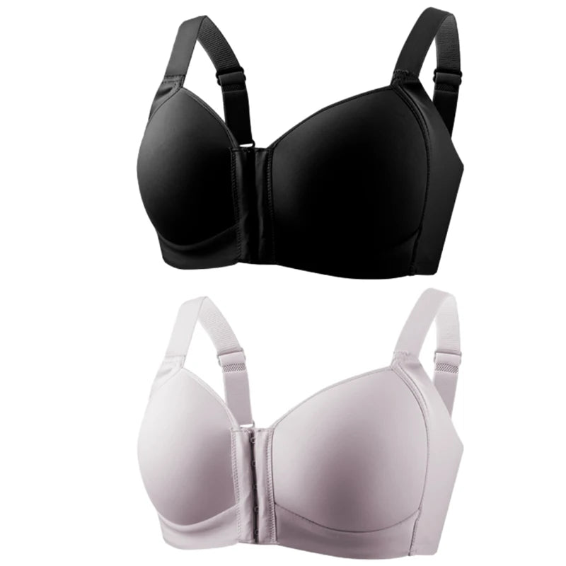 CowLost | product_id-fallsweet-plus-size-womens-wireless-front-closure-seamless-thin-cup-bra |7