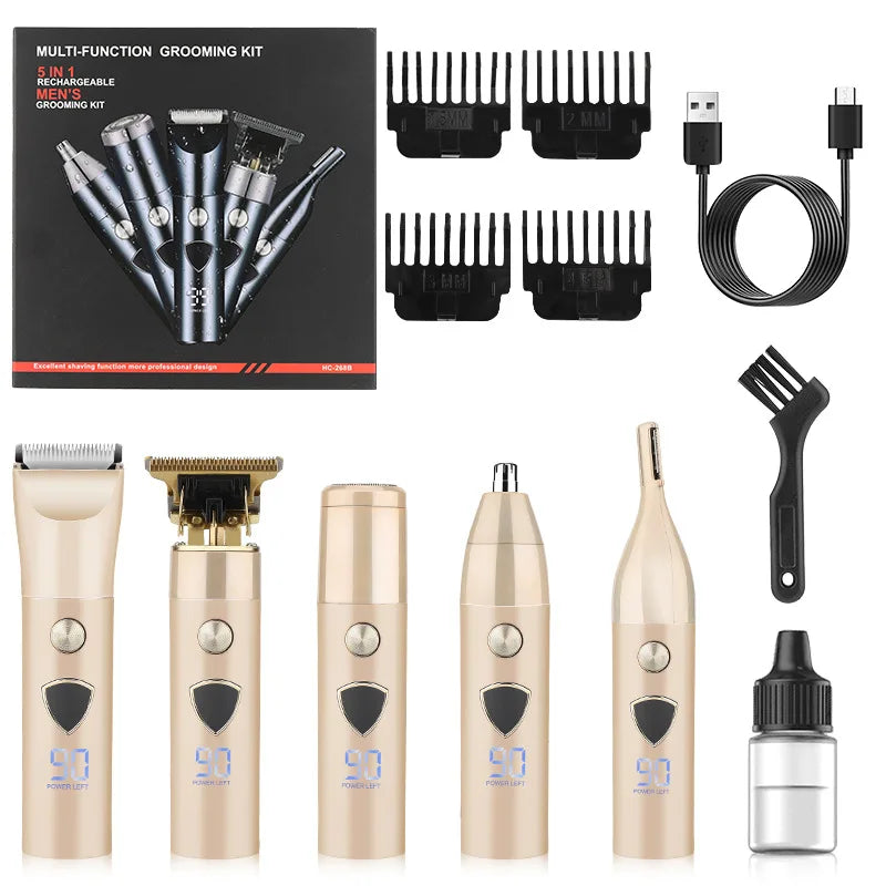 CowLost | product_id-mens-5-in-1-electric-body-hair-trimmer-for-face-ear-and-nose-grooming |4