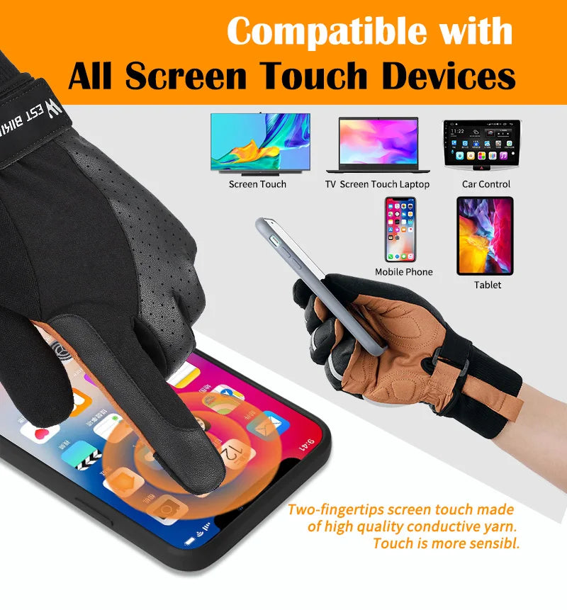 CowLost | west-biking-touch-screen-bicycle-gloves-motorcycle-men-women-full-finger-riding-racing-gym-fitness-cycling-mtb-road-sport-gloves |36