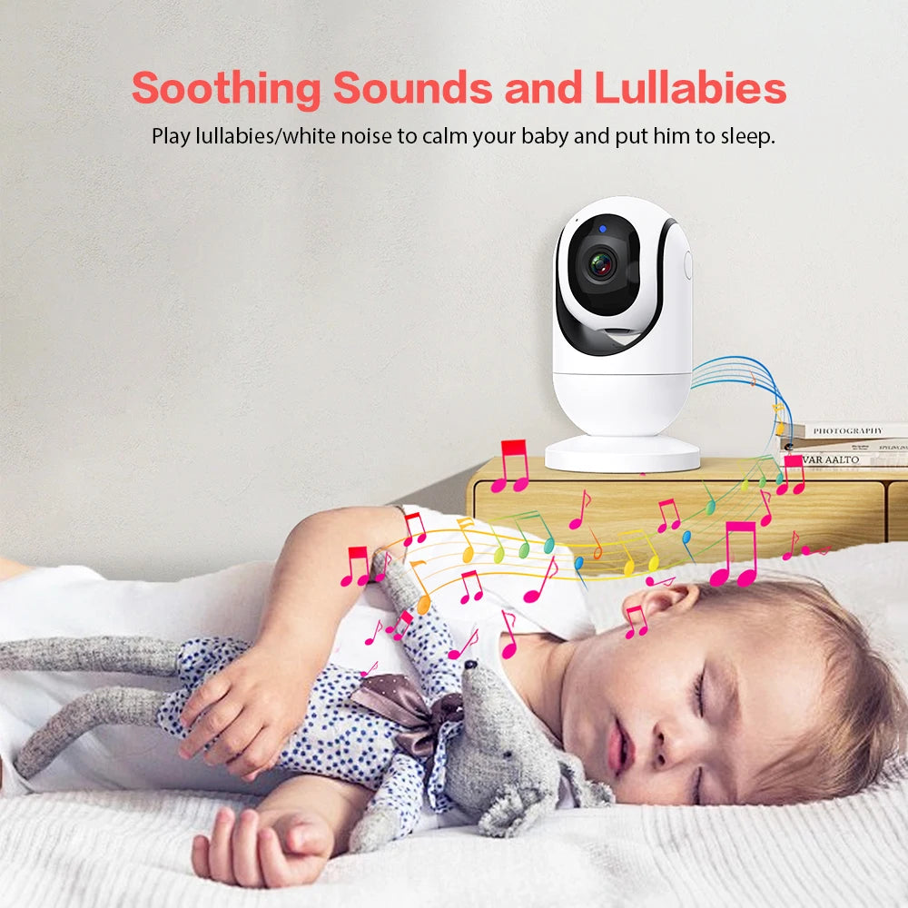 CowLost | video-baby-monitor-7-1080p-hd-large-display-4x-zoom-tf-card-slot-feeding-timer-2-way-audio-security-camera-babysitter-abm780 |6