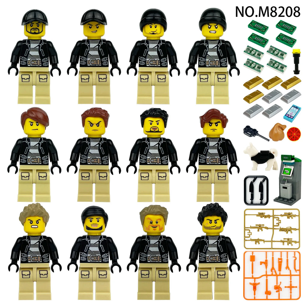 CowLost | product_id-gangster-figure-8208-mini-building-block-dolls-cartoon-characters-toys-birthday-gifts |7