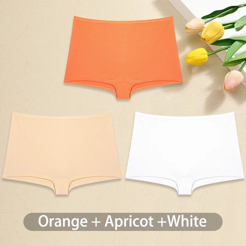 CowLost | activewear-pants-3pcs-women-cotton-low-rise-boyshort-panties-set-sexy-seamless |25