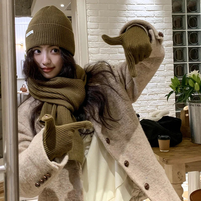 CowLost | knit-neck-scarf-gloves-caps-three-piece-set-for-women-men |22