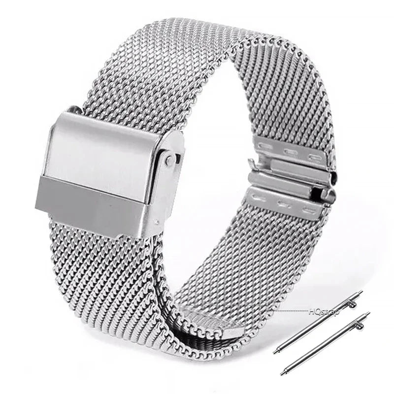 CowLost | product_id-universal-milanese-stainless-steel-watch-band-12-24mm-black-rose-gold-strap |2