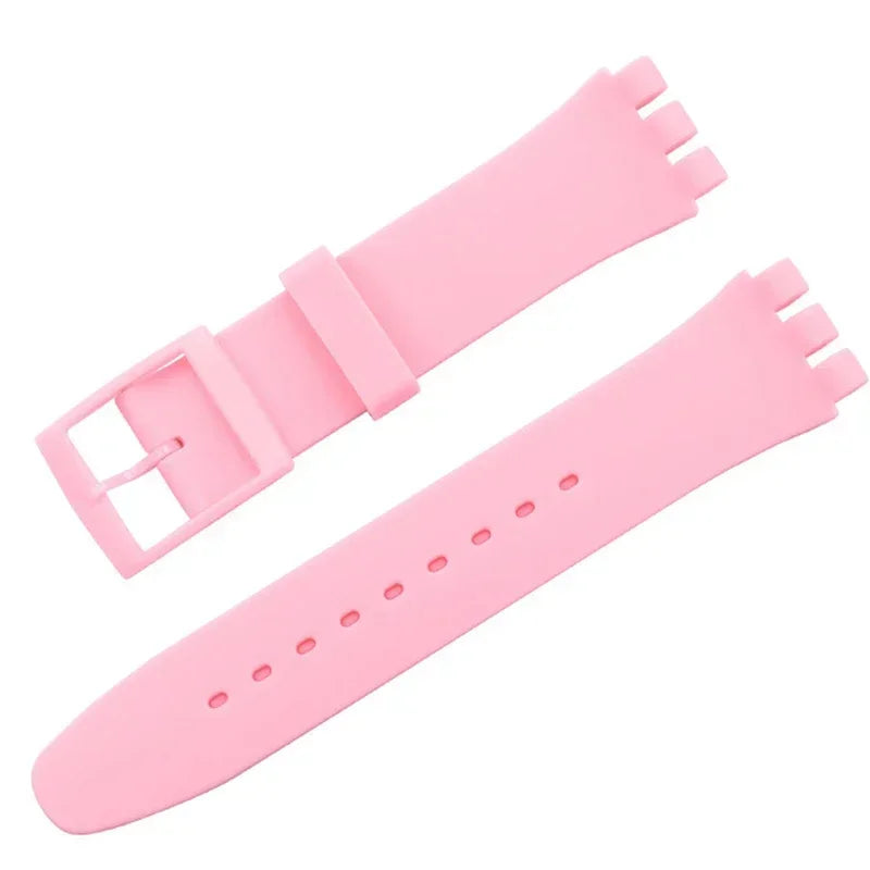 CowLost | product_id-waterproof-silicone-replacement-watch-strap-with-metal-pin-buckle-for-swatch-16-17-19-20mm-unisex |25