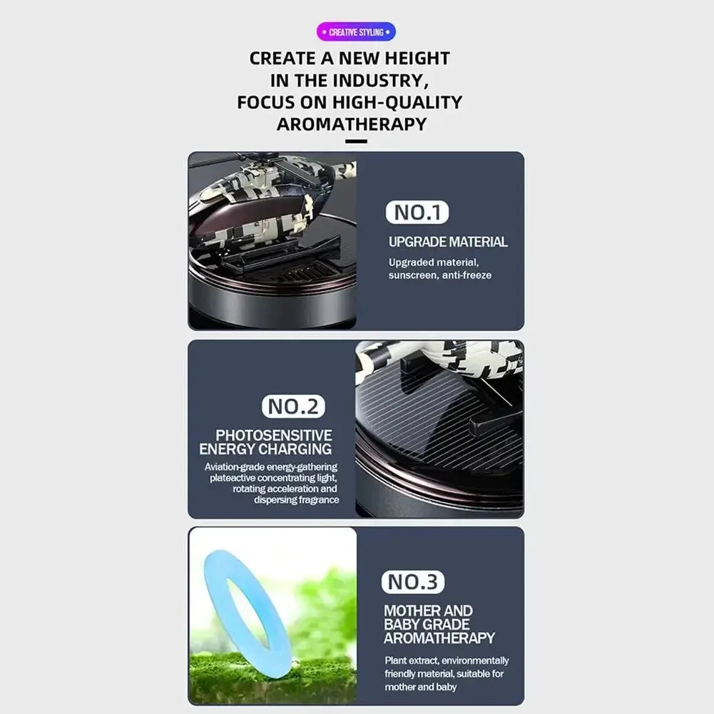 CowLost | product_id-solar-powered-rotating-propeller-car-air-freshener-perfume-diffuser |11