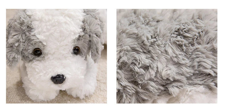CowLost | fencing-barriers-sleeping-position-baby-dog-plush-toy-32-42-48cm-soft-stuffed-animal |14